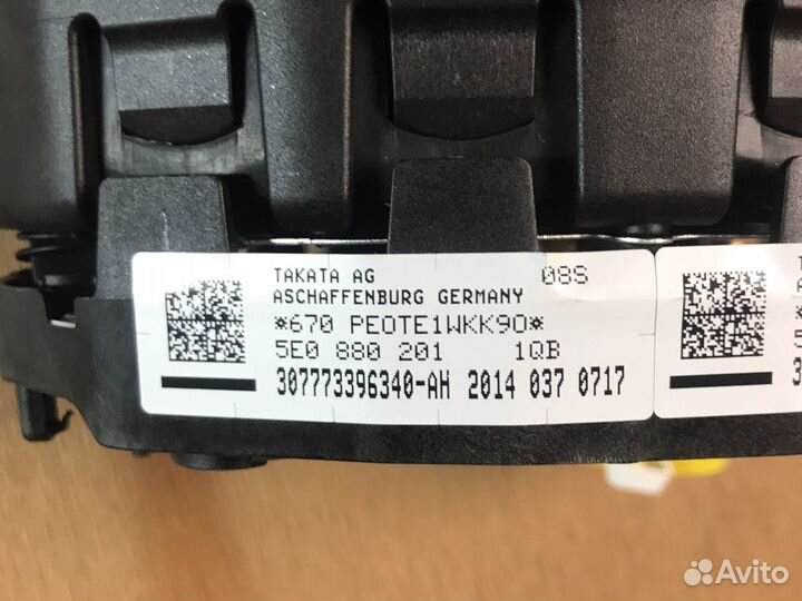 Подушка безопасности шкода рапид