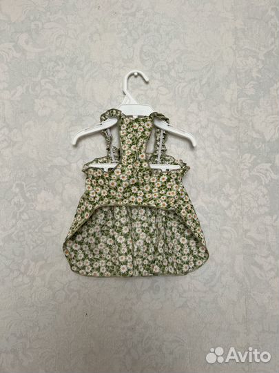 Летнее платье с принтом для домашних животных