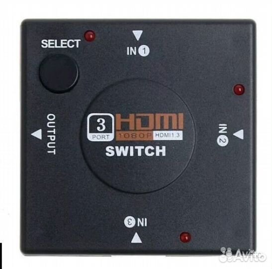 Сплиттер Hdmi Hub 3x1