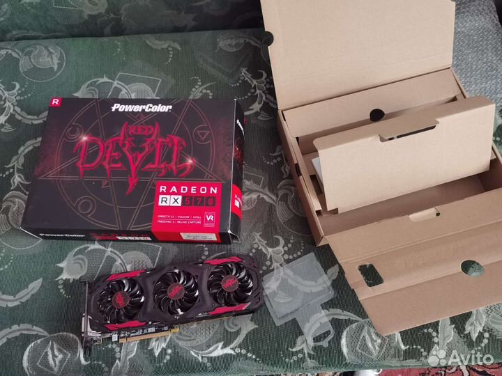 Видеокарта rx 570 Red devil 4gb