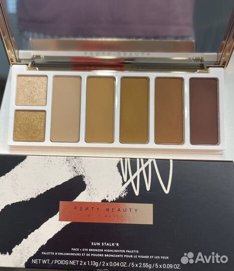 Палетка Fenty beauty sun stalk'r bronzer palette