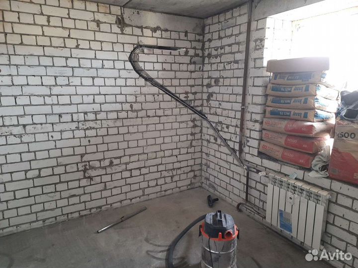 Монтаж кондиционеров Закладка трасс кондиционеров