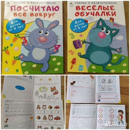 Рабочие тетради Буквы, Цыфры