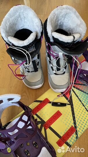 Сноуборд комплект: USD 130 - NW 37.5 - Rossi myth