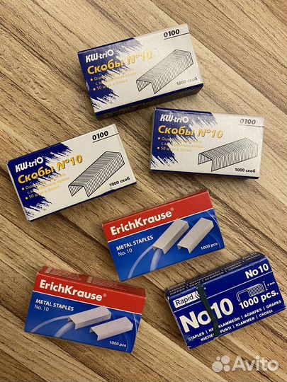 Скобы, скрепки, кнопки новые