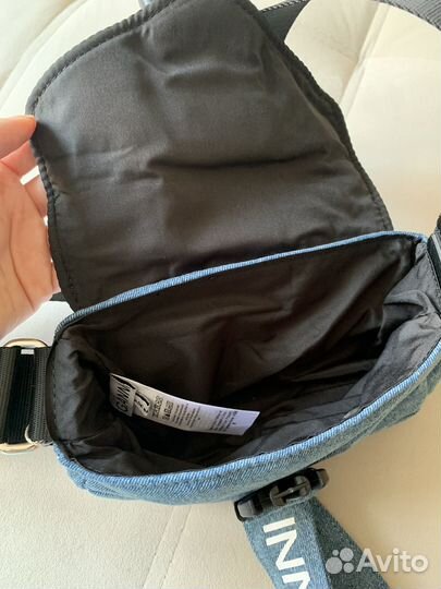 Сумка Ganni Tech mini джинсовая