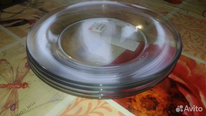 Тарелки стеклянные 6шт