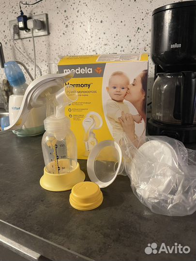 Молокоотсос medela Harmony ручной двухфазный