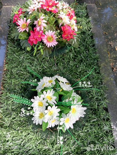 Сетка декоративная в цветник на могилу