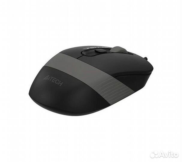 Мышь A4Tech Fstyler FM10, черный/серый