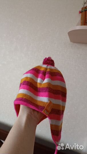 Шапка lassie для девочки осень зима теплая 54