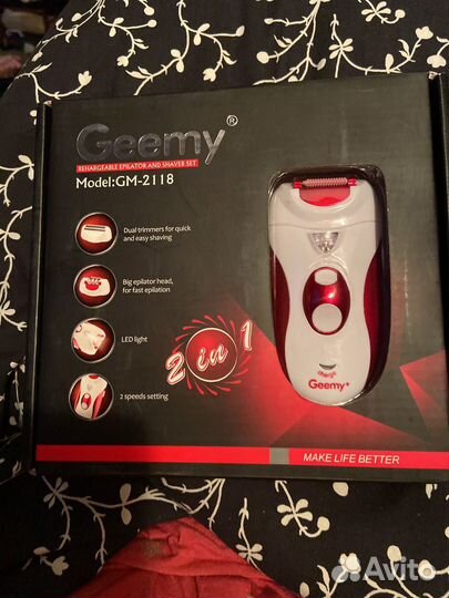 Эпилятор GM-2118 новый