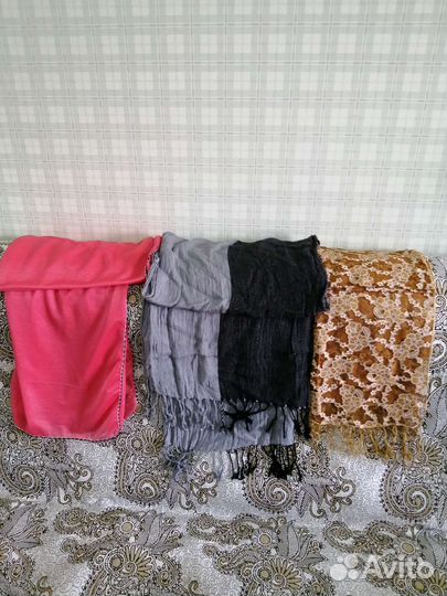 Шарфы, палантины, парео и пляжные накидки