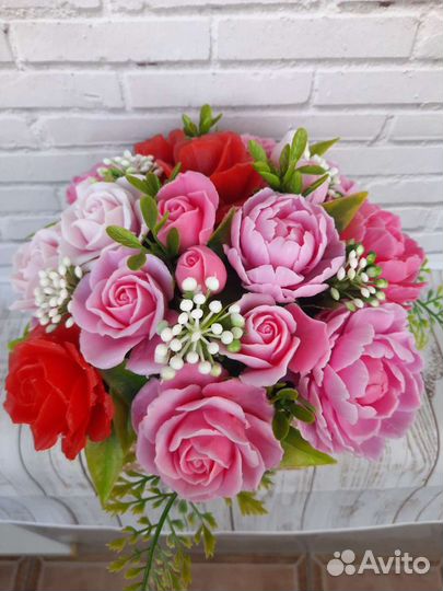 Букеты из мыла ручной работы