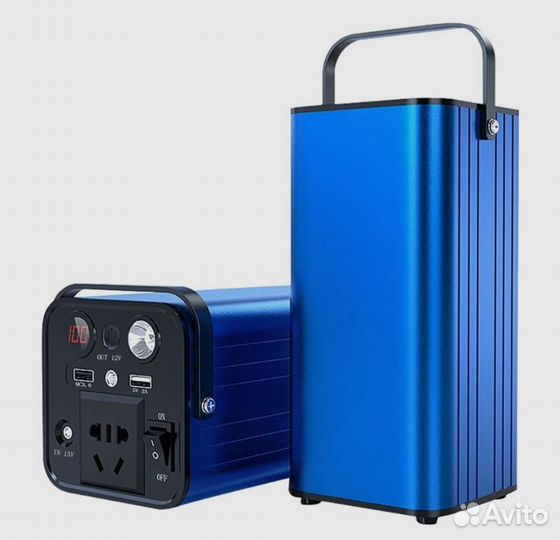 Портативная электростанция с розеткой, повербанк