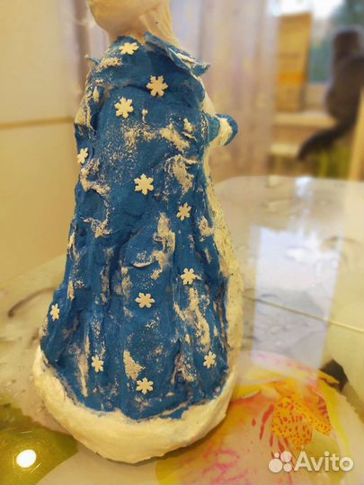 Дед мороз ватная игрушка