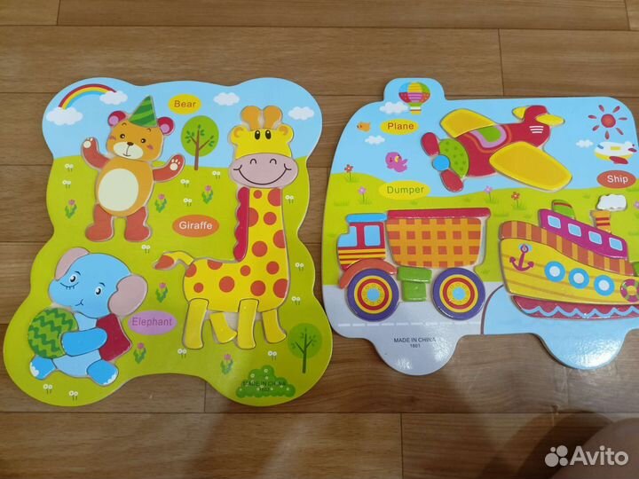 Пазлы-вкладыши