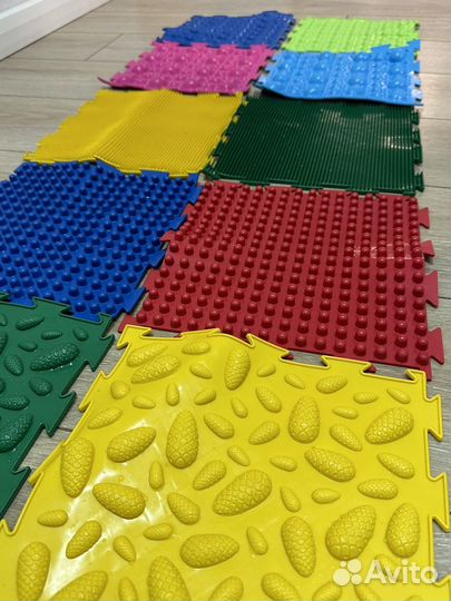 Ортопедический коврик для детей 12 шт