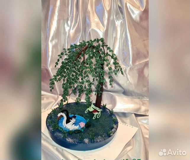 Дерево из бисера