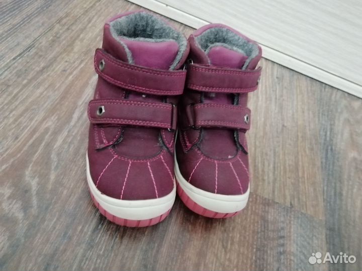 Ботинки детские, на девочку, демисезонные р.27