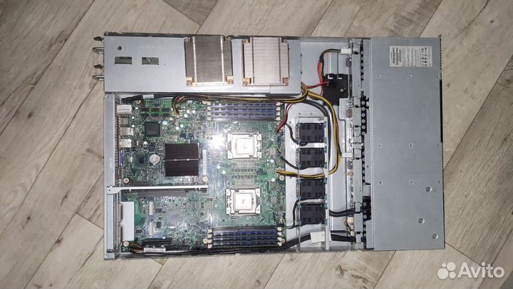 Сервер intel lga 1366 + рельсы