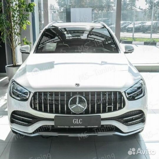 Решетка радиатора GT Mercedes GLC X253 AMG