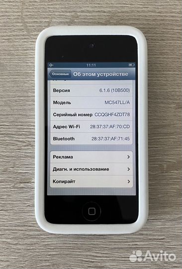 Apple iPod Touch 4 64gb (MC547LL/A) +чехол