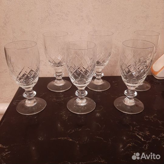 Графин, фужеры Богемия