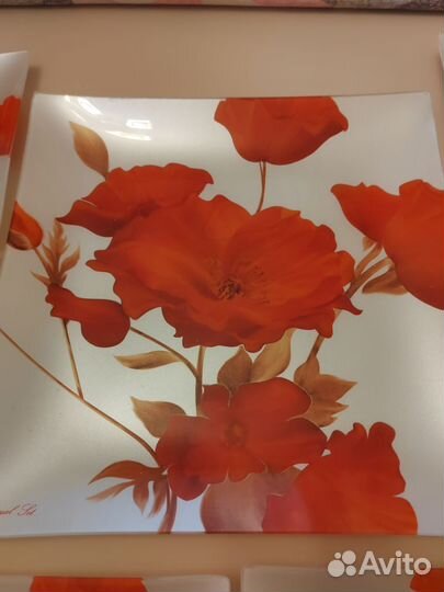 Набор тарелок квадратных