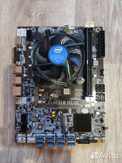 Комплект на 8 видеокарт (сборка)