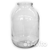 Банка стеклянная и бидон