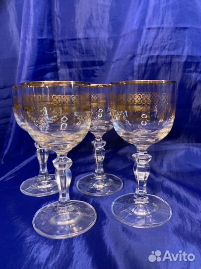 Набор бокалов из Богемского стекла