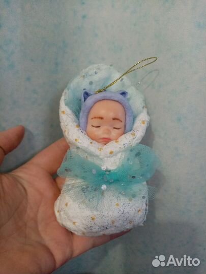 Ватные елочные игрушки