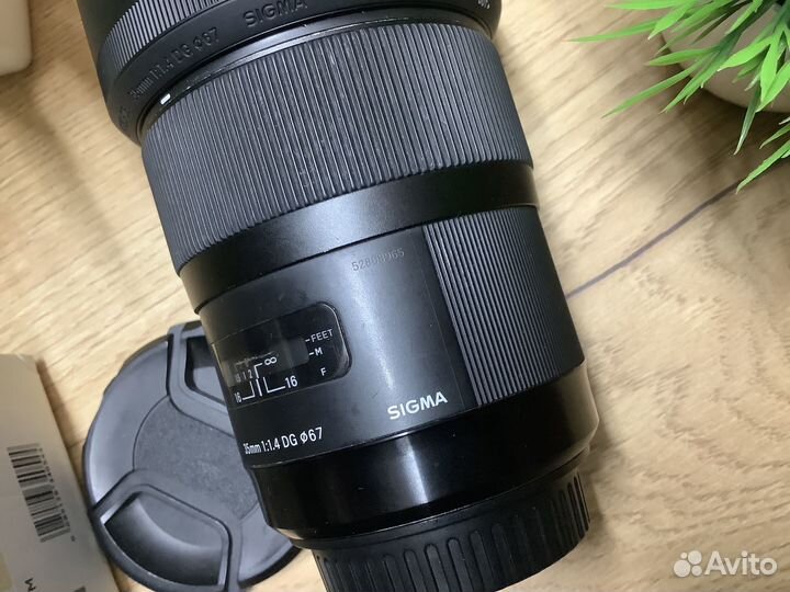 Sigma 35 mm 1 4 art Canon (s/n 52808965)