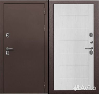 Дверь с терморазрывом 11 см isoterma Медный антик