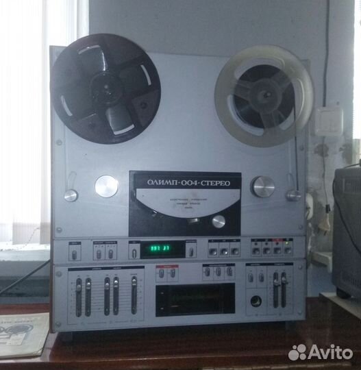 Катушечный магнитофон олимп 004
