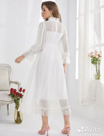 Платье свадебное 48