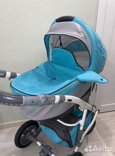 Коляска 3 в 1 verdi vango Экокожа+текстиль