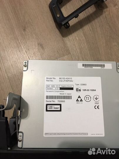 Заводская магнитола Toyota RAV 4 2018