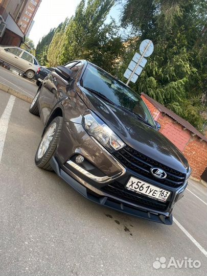 Тюнинг губа сплиттер на Веста