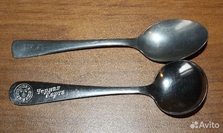 Чайные ложки из банок кофе (LeCafe и Чёрная карта)