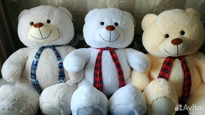 Плюшевый медведь до 220 см