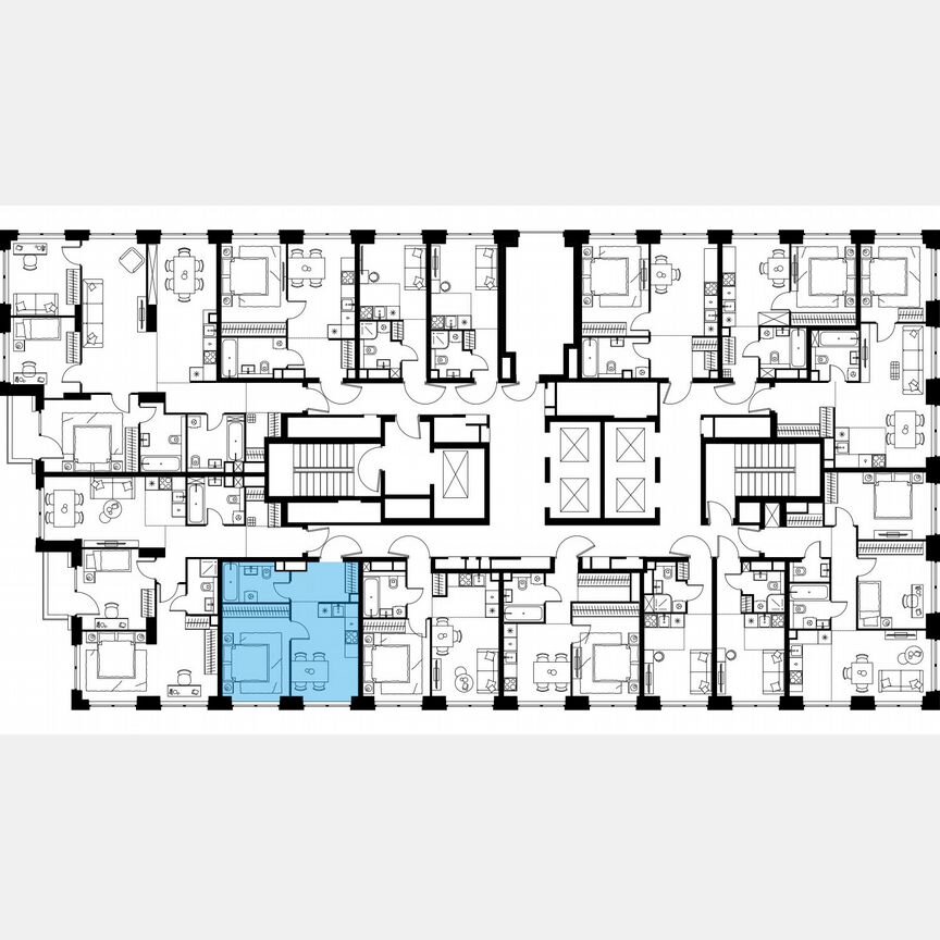 1-к. квартира, 35,6 м², 9/48 эт.