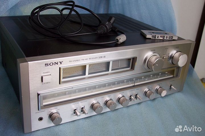 Стерео монстр-ресивер винтаж Sony STR-V5FM + видео