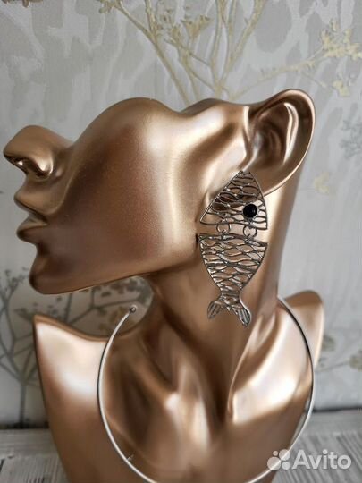 Колье и серьги Рыбы