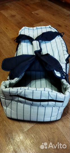 Переноска люлька мягкая с каркасом