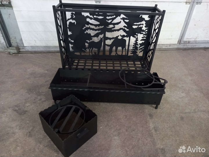 Мангал на колесах