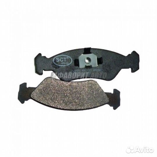 Комплект колодок для диск.торм. ford fiesta III 89