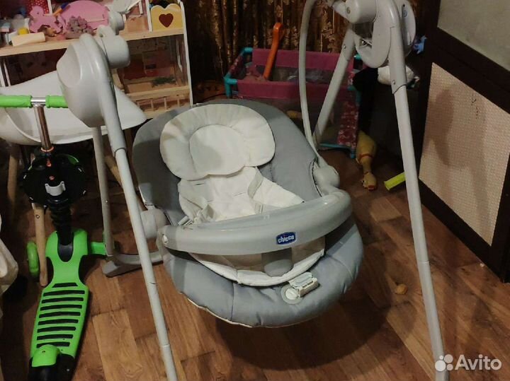 Детские электронные качели для новорожденных