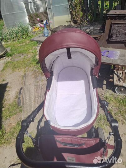 Коляска 2 в 1 эко кожа